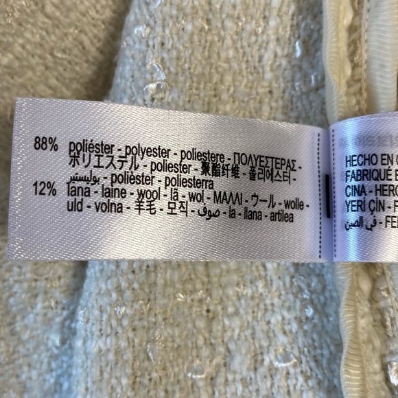 Zara Cream Fringe Blazer - Picture 13 of 16